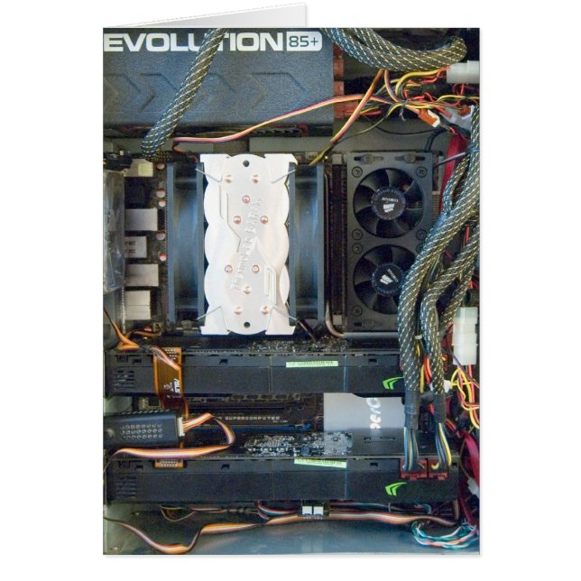 Datorutrustning Hälsningskort (Framsidan)