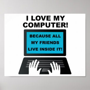 Datorvännerna Poster enkelt