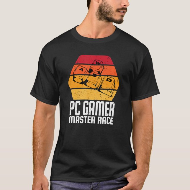 Datorvideospel har spelats in med PC Gamer Funny M T Shirt (Framsida)