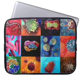 Datorvirus!-Neoprene Laptop sleeve