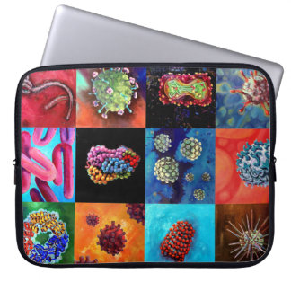 Datorvirus!-Neoprene Laptop sleeve