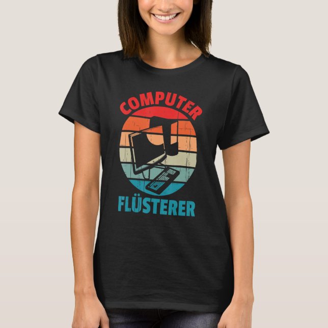 Datorvisare i Nerd Computer Student Pr T Shirt (Framsida)