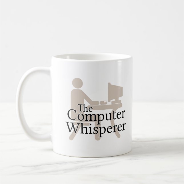 Datorwhispereren Kaffemugg (Vänster)