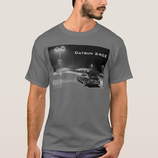 Datsun 240z på natten t-shirt (Framsida)