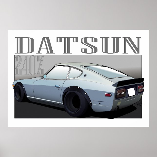 Datsun 240z poster (Framsidan)