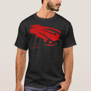 Datsun 240Z specificerar - rött på den mörka T-shirt