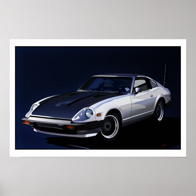 Datsun 280ZX-utskrift Poster (Framsidan)