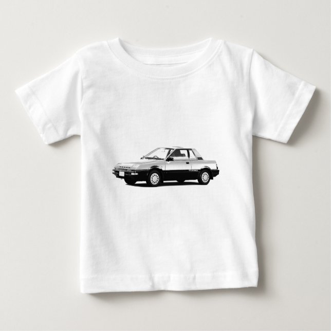 Datsun Nissan Pulsar EXA Turbo 1984 T Shirt (Framsida)