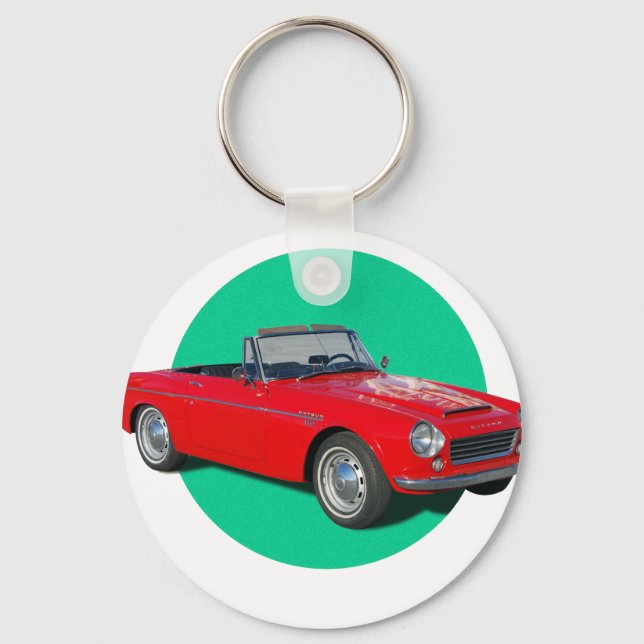 datsun_roadster (oförändrad, "Datsun" är ett varum Nyckelring (Framsida)