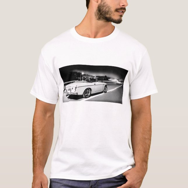 Datsun Roadster på natten T-shirt (Framsida)