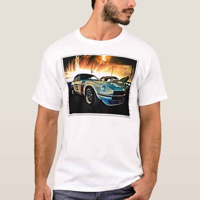 Datsun Z tävlingbil Tee Shirt (Framsida)