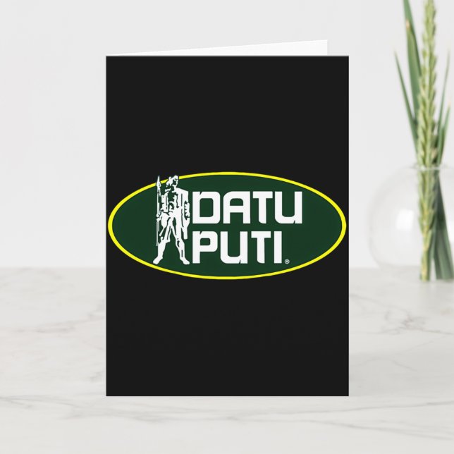 Datu Puti T Shirt  Kort (Framsida)