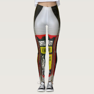 Datu Puti vinäger som lägger benen på ryggen Leggings
