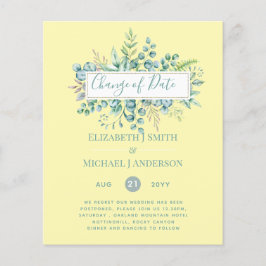 Datum för ändring av planer Greenery Eucalyptus Ev