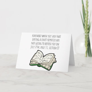 Datum för domstolsprövningskort kort