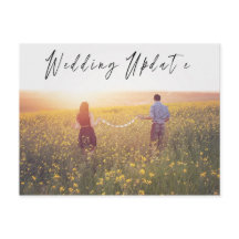 Datum för meddelande om fotouppdatering av Bröllop