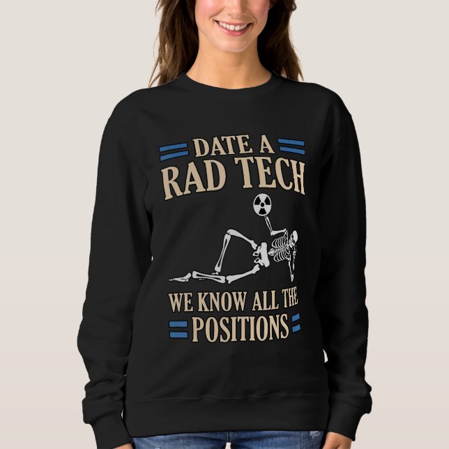 Datum för teknisk radiologist för radiologi Xray T Shirt (Framsida)