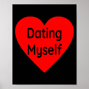 Datum med mig själv Single Awareness Day Anti Vale Poster
