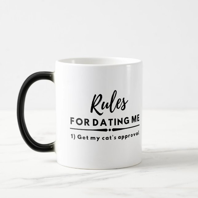 Datum: Nattskirt, Lundny Dating Regler, Cat Regler Magisk Mugg (Vänster)