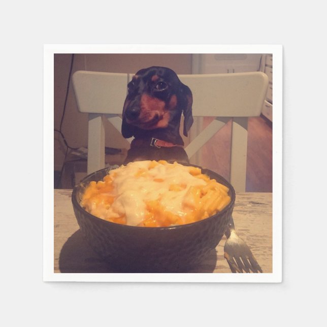 Datum och natt pappersservett (Framsidan)