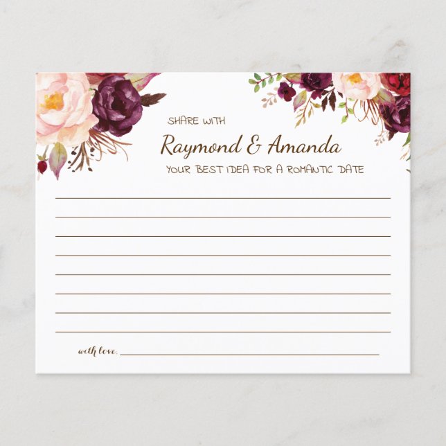  datumikon för par Möhippor Flygblad (Framsidan)