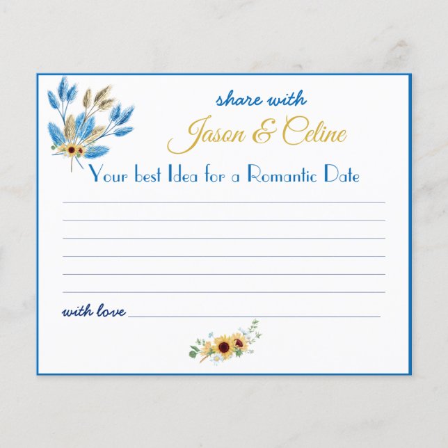  datumikon för par Möhippor Flygblad (Framsidan)