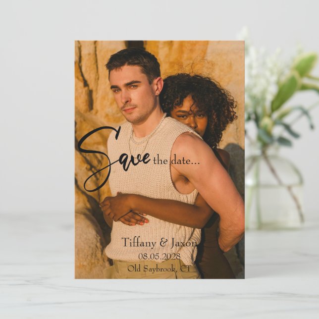 Datumsparande Inbjudningar (Stående Fram)