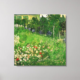Daubignys Garden av Van Gogh Canvastryck