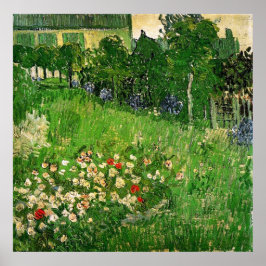 Daubignys Garden av Van Gogh Poster