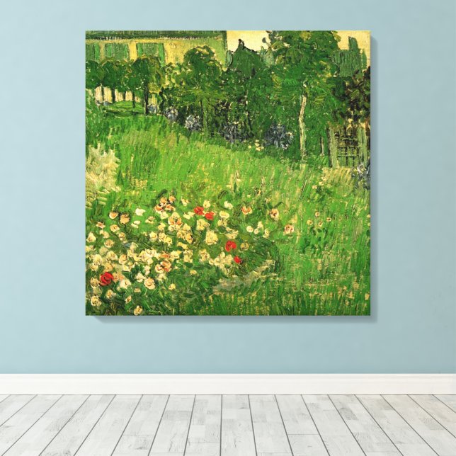 Daubignys Garden av Vincent van Gogh, Le Jardin Canvastryck (Insitu (trägolv))