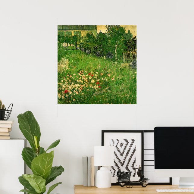Daubignys Garden av Vincent van Gogh, Le Jardin Poster (Hemmakontoret)
