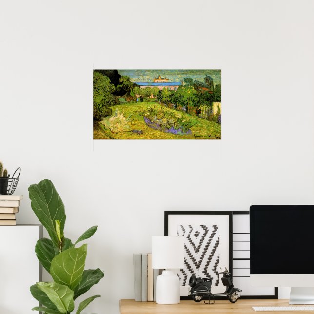 Daubignys Garden av Vincent van Gogh, Le Jardin Poster (Hemmakontoret)