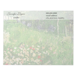 Daubignys Garden, Vincent Van Gogh, vacker. Anteckningsblock