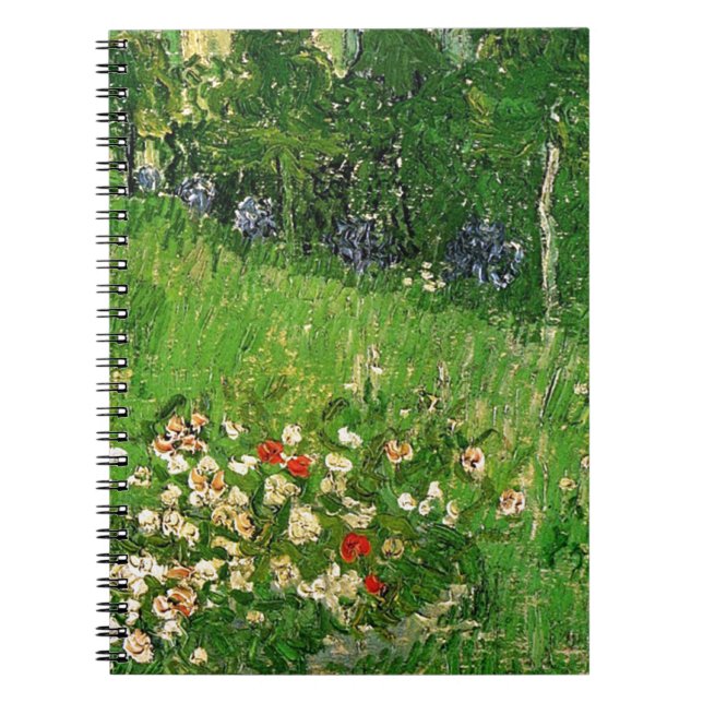 Daubignys Garden. Vincent van Gogh. vacker Anteckningsbok Med Spiral (Framsidan)