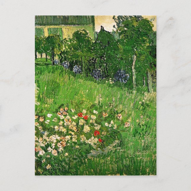 Daubignys Garden. Vincent van Gogh. vacker Vykort (Framsida)