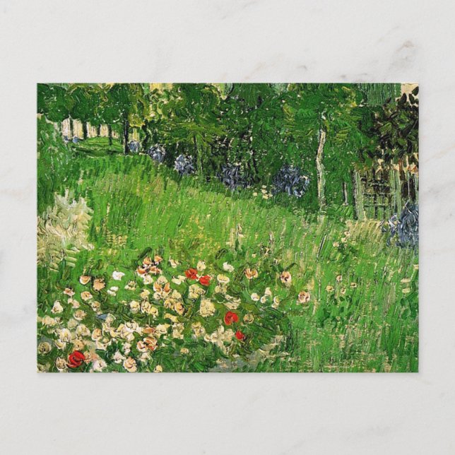 Daubignys trädgård av Van Gogh Vykort (Framsida)