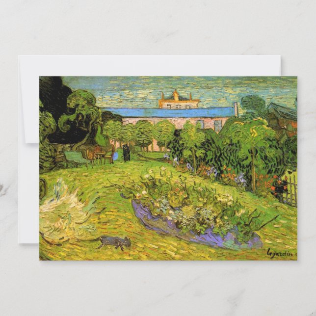 Daubignys trädgård av Vincent van Gogh, Le Jardin (Framsida)