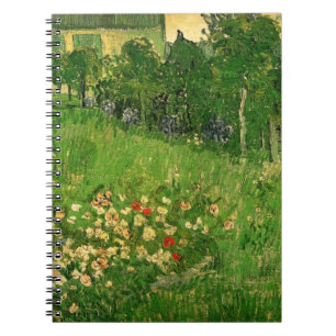 Daubignys trädgård av Vincent van Gogh, Le Jardin Anteckningsbok Med Spiral