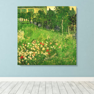 Daubignys trädgård av Vincent van Gogh, Le Jardin Canvastryck