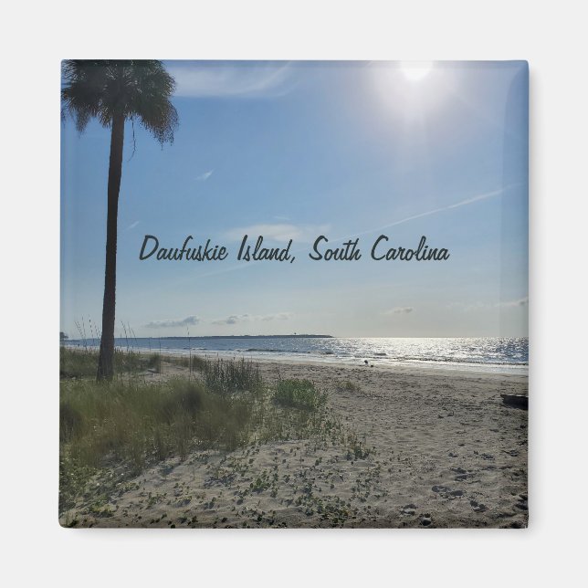 Daufuskie Island Hilton Head South Carolina Beach Magnet (Framsidan)