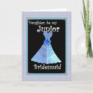 DAUGHTER be min Junior Bridesmaid Inbjudan