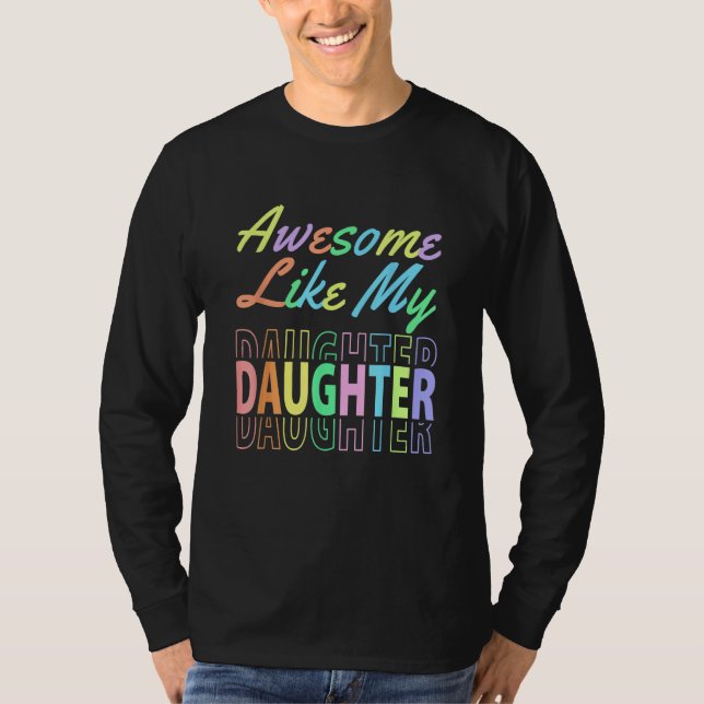 Daughter Family In Law Child Daughter in Law Favor T Shirt (Framsida)