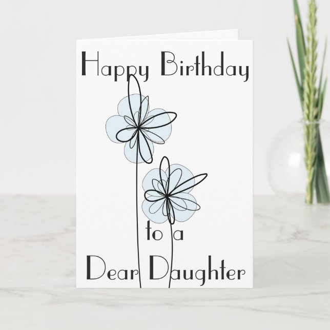 DAUGHTER GREETARD KORT (Framsida)
