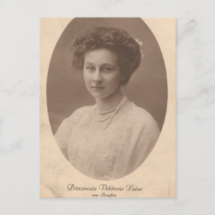 DAUGHTER Kaiser Wilhelm II av Tyskland #044D Vykort