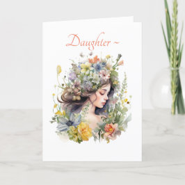 DAUGHTER KÄRLEK CARD TACK KORT