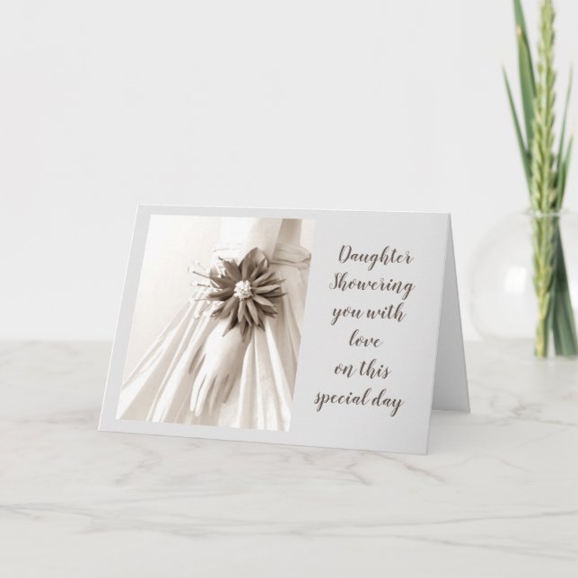 **DAUGHTER** MÖHIPPA - VISA KÄRLEK FÖR DIG IN INBJUDAN (Framsida)