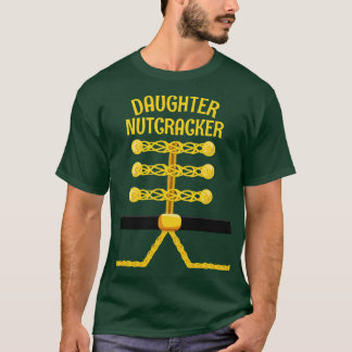 DAUGHTER Nutcracker Matchning Familjejulen T Shirt
