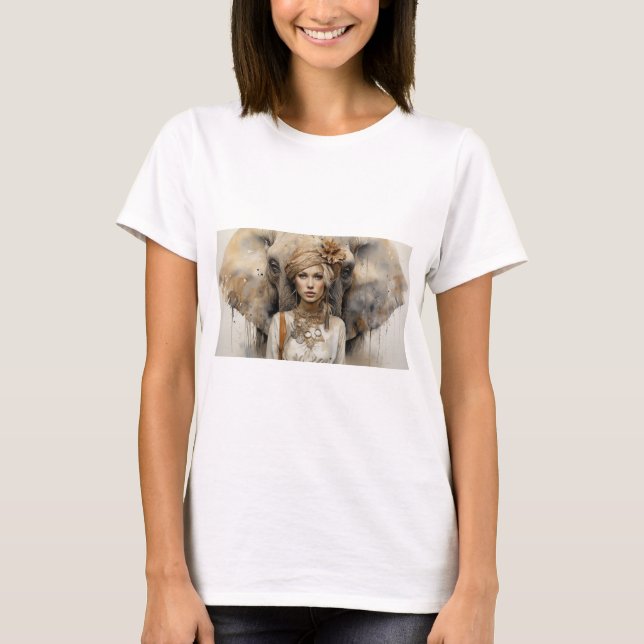 Daughter of the Elephant T Shirt (Framsida)