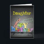 **DAUGHTER** SKRIVNINGEN FINNS PÅ BIRTHDAY-KORTET KORT<br><div class="desc">SÄG TILL DIN ***DAUGHTER*** "MED DETTA KORT" NATURLIGTVIS (LOL) ATT DU ÖNSKAR HENNE ETT "MYCKET GRATTIS PÅ FÖDELSEDAGEN" TACK FÖR ATT HITTA STOPP MED 1 AV MINA 8 LAGER!!!</div>