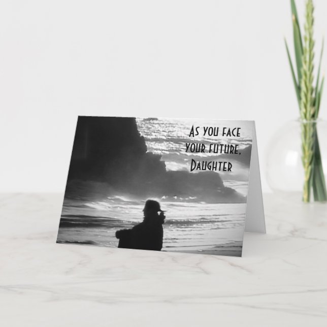 DAUGHTER SOM U ANSIKTE DIN FRAMTIDA STUDENT KORT (Framsida)